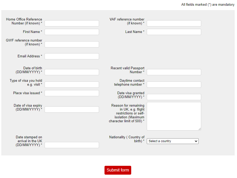UK visa extension during the COVID-19